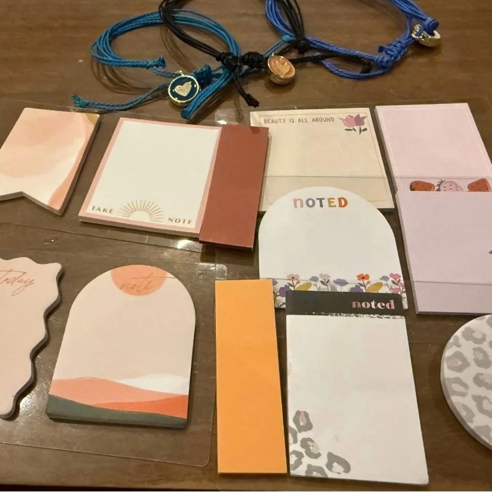 Happy Planner rings, washi tapes & accessories. Made for Mayhem pouch.